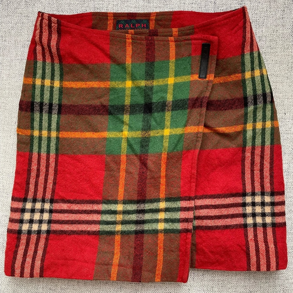 Ralph Lauren Plaid Mini Skirt